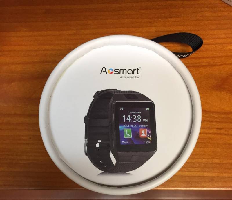New DZ09 Bluetooth Smart Wrist Watch with Camera and Sim Card Slot - Black