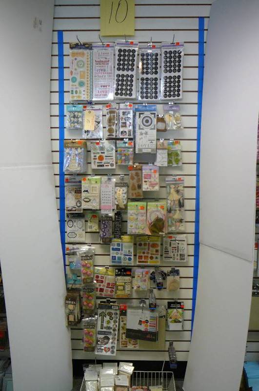 lot 10 image: Scrap Booking Embellishments & Stickers 500 Items