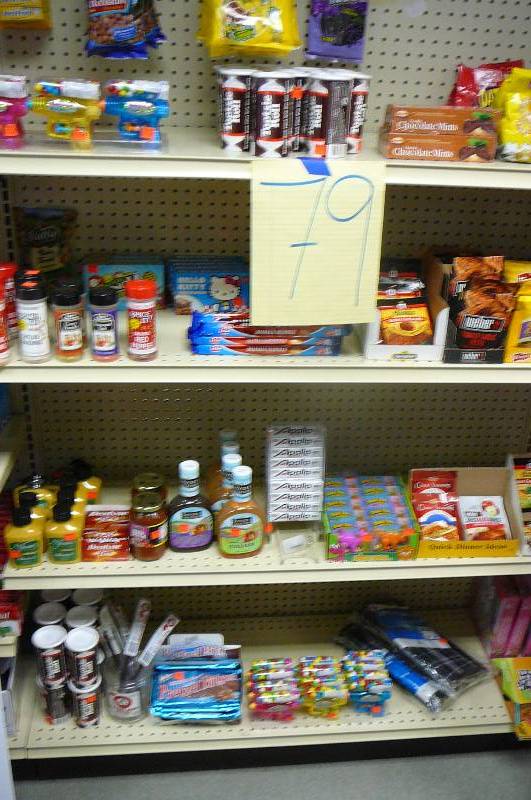 lot 79 image: Spices, Food items, candy Approx. 100 items
