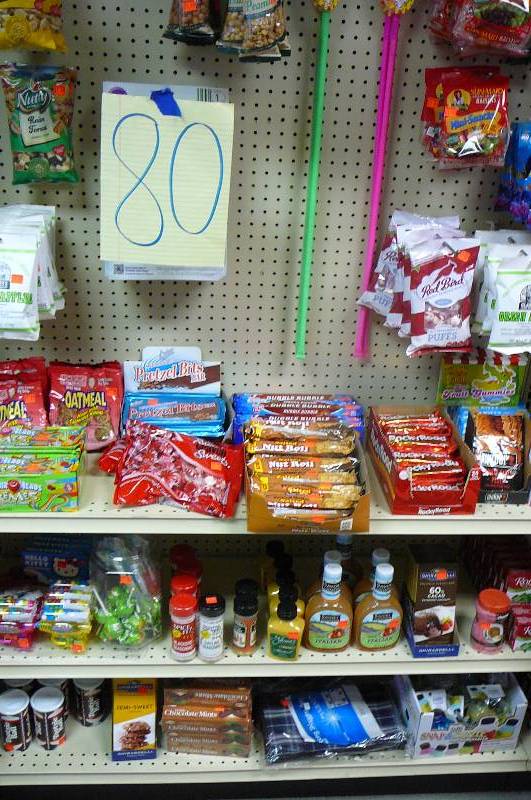 lot 80 image: Spices, Boxes of Soap, Shopping bags, Snap n Guzzle, Candy  Approx. 90 items