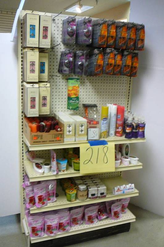 lot 218 image: Scented Items, Tealights, Car air freshner, Candles