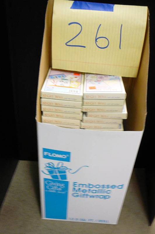 lot 261 image: Get well boxed cards 50