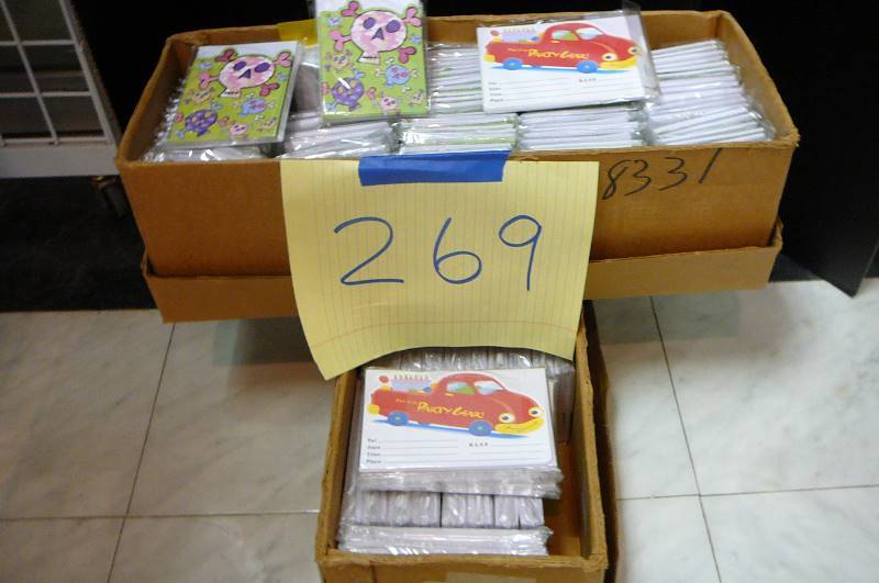 lot 269 image: Party Invitaions, Blank note cards