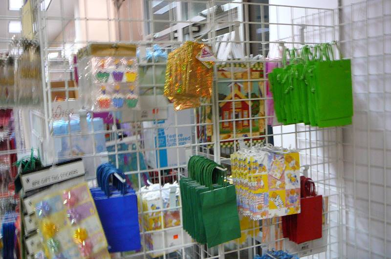 lot 270 image: Gift Bags, Stickers, With Rack