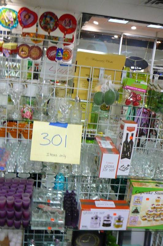lot 301 image: Candle Holders, Lg lot of Stemware