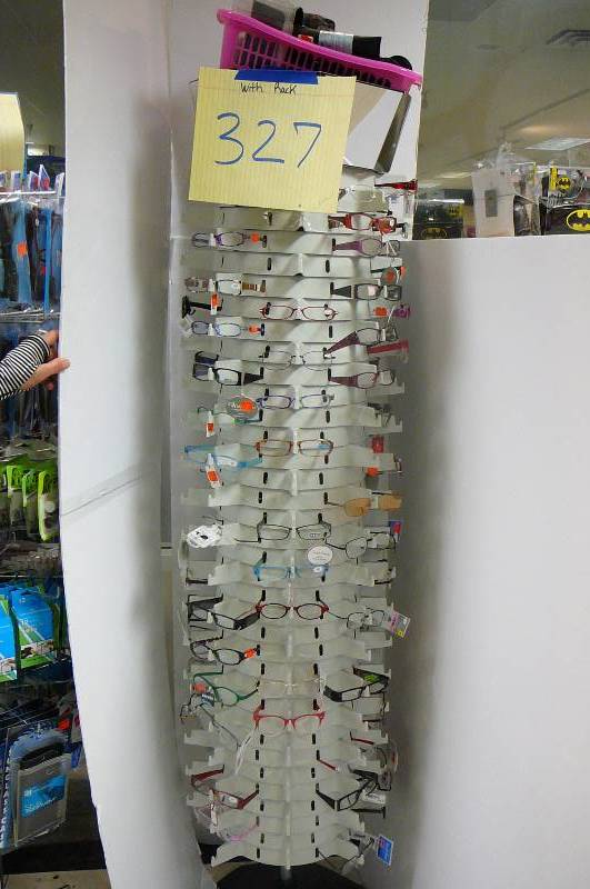 lot 327 image: Reading Glasses, Rack