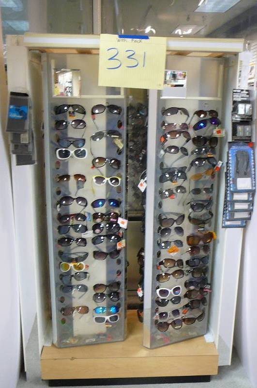 lot 331 image: Assorted Sunglasses with Rack