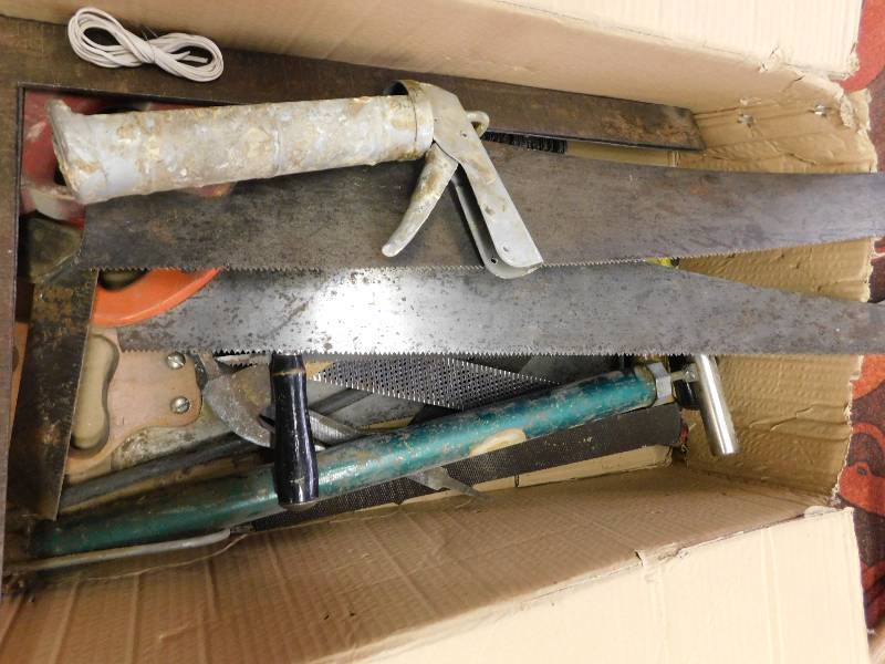 lot 54 image: HAND SAWS AND MISC TOOLS, WOMENS WINTER BOOTS