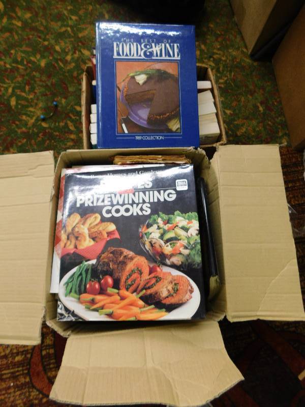 lot 88 image: BOX OF COOK BOOKS