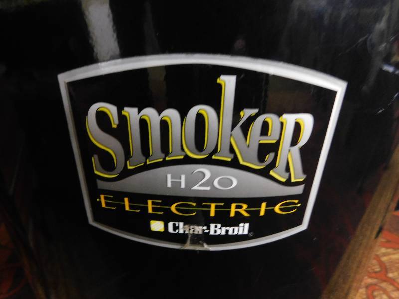 CHAR BROIL ELECTRIC H2O SMOKER SKYTLAND AUCTION K BID