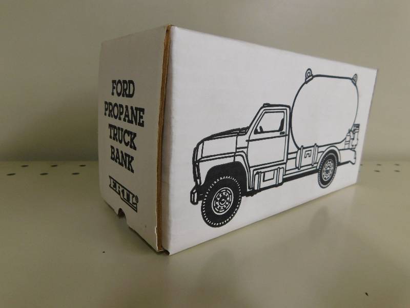 lot 34 image: FORD PROPANE TRUCK BANK, ERTL