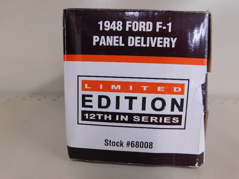 lot 35 image: 1948 FORD F-1 PANEL DELIVERY COLLECTORS BANK, TRUST WORTHY HARDWARE STORES