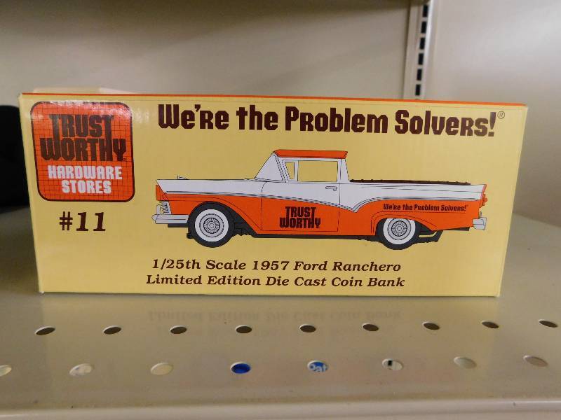 lot 47 image: 1957 FORD RANCHERO COIN BANK, TRUST WORTHY