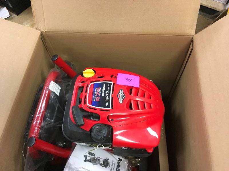 lot 41 image: PoweerBOSS 2500 MAX PSI 2.3 MAX GPM Pressure Washer open box never used