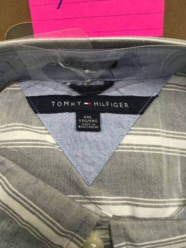 lot 78 image: Tommy Hilfiger Buttondown Shirt Mens Short Sleeve Classic Fit - Size XXL New