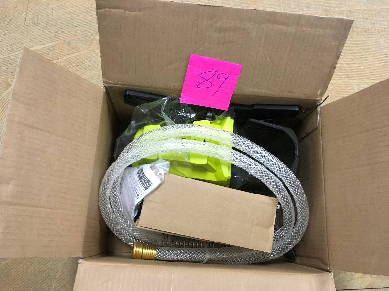 lot 89 image: Ryobi One  18-Volt Hybrid Transfer Pump open box never used