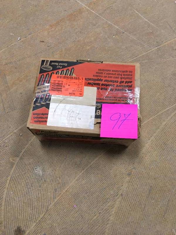 lot 97 image: Paslode 650385 Framing Nail, 3 in, PK 2000 New