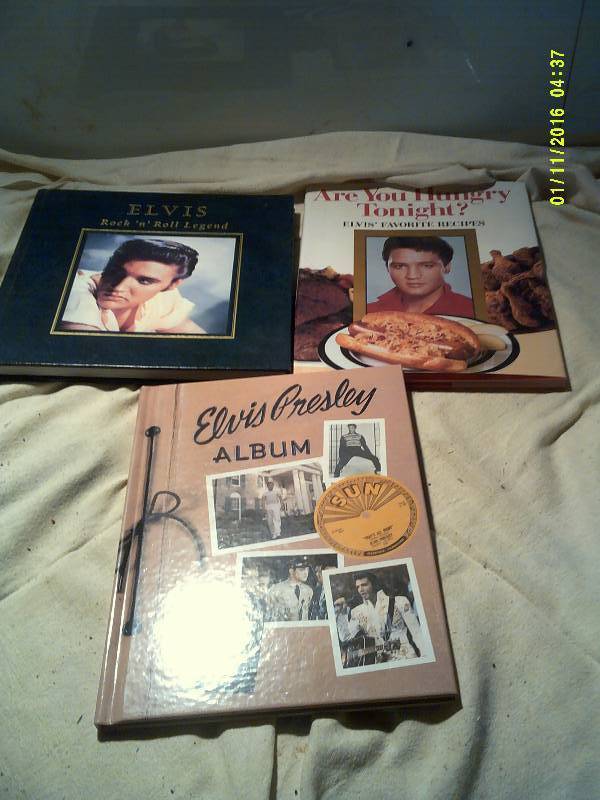 3 COLLECTIBLE ELVIS BOOKS