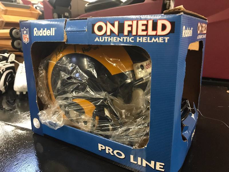 SIGNED RIDDELL ON-FIELD HELMET