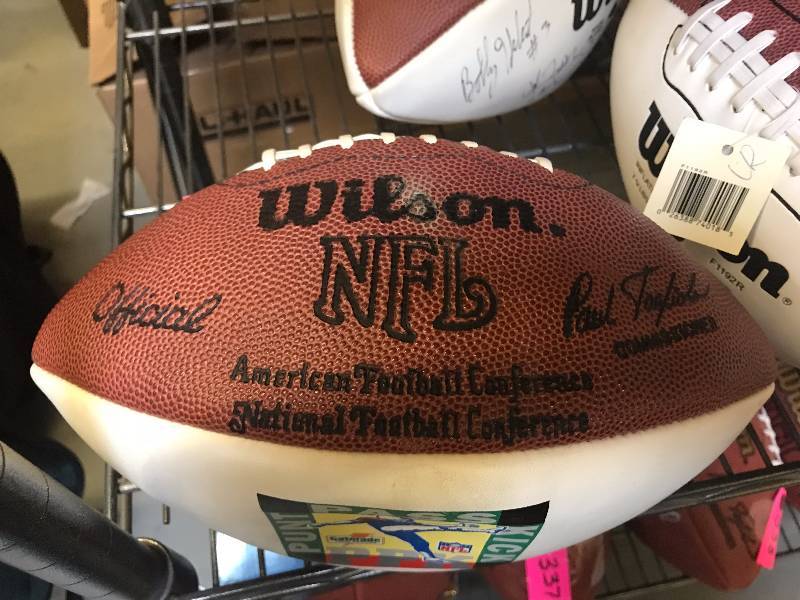 OFFICIAL NFL WILSON AUTOGRAPH FOOTBALL