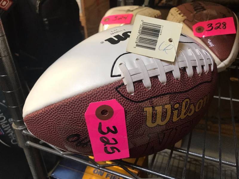 OFFICIAL NFL WILSON AUTOGRAPHED FOOTBALL