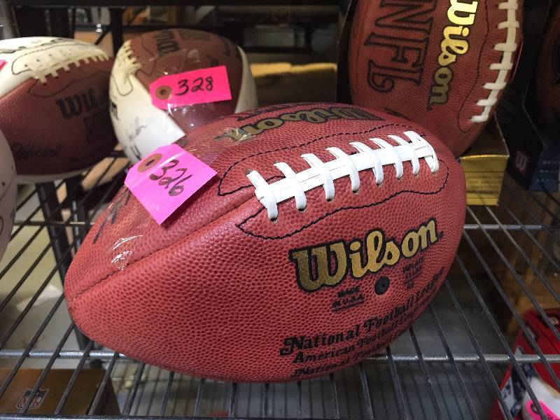 OFFICIAL NFL WILSON AUTOGRAPHED FOOTBALL