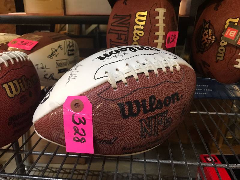 OFFICIAL NFL WILSON AUTOGRAPHED FOOTBALL