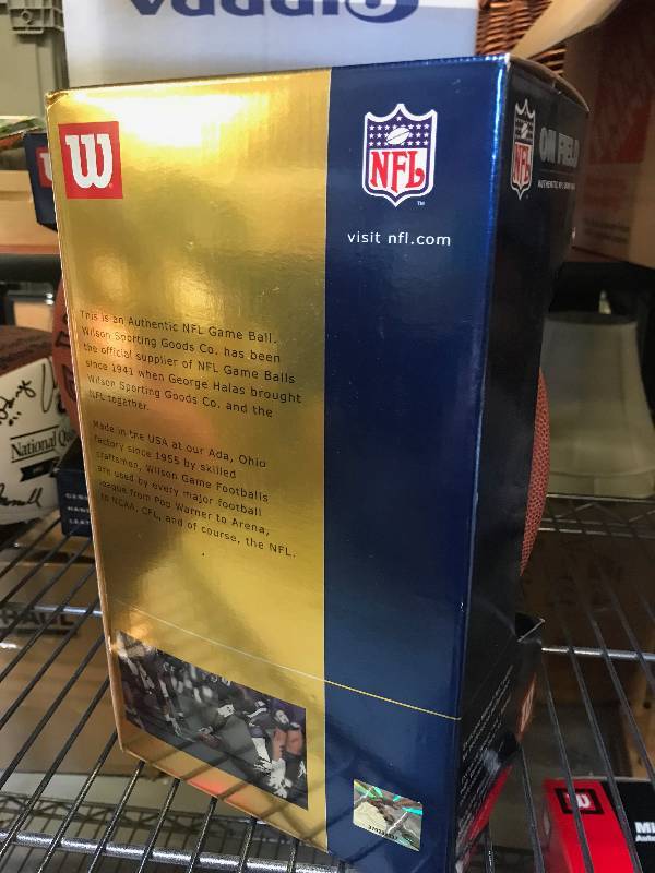 OFFICIAL NFL WILSON FOOTBALL