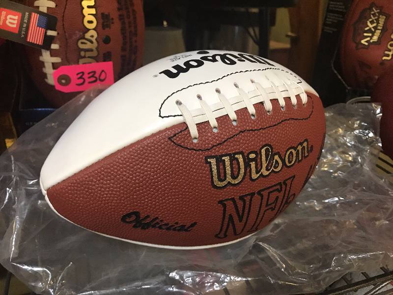 OFFICIAL NFL WILSON AUTOGRAPHED FOOTBALL