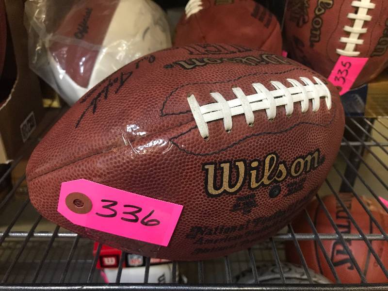 OFFICIAL NFL WILSON AUTOGRAPHED FOOTBALL