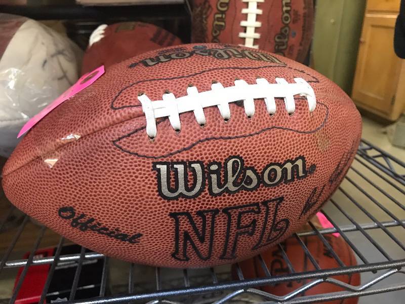 OFFICIAL NFL WILSON AUTOGRAPHED FOOTBALL