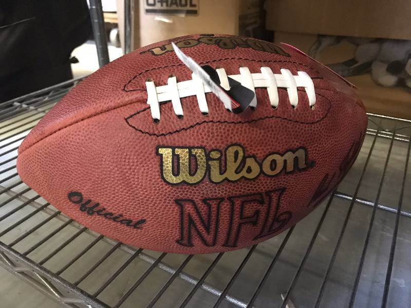 OFFICIAL NFL WILSON AUTOGRAPHED FOOTBALL