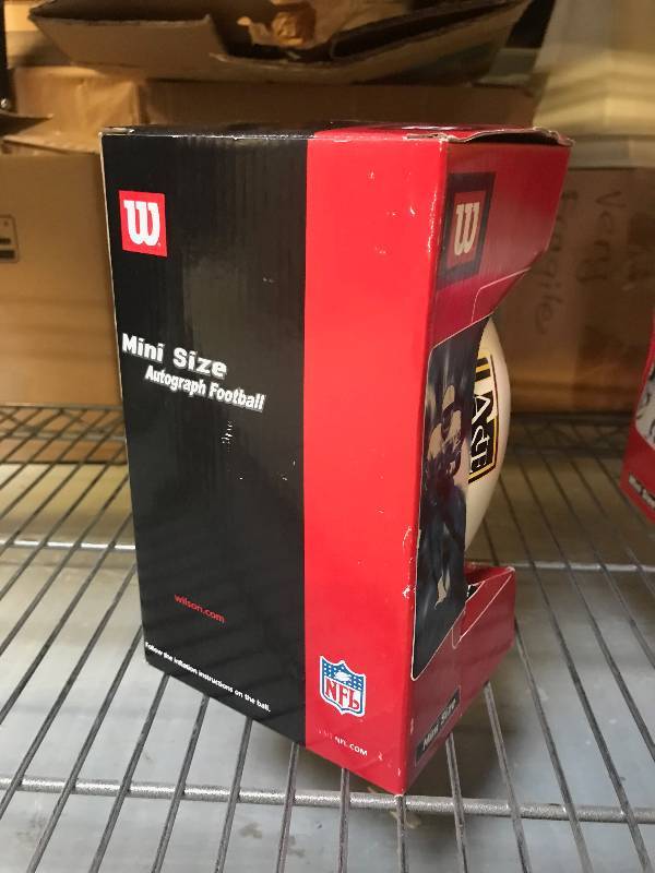 MINI NFL WILSON AUTOGRAPH FOOTBALL