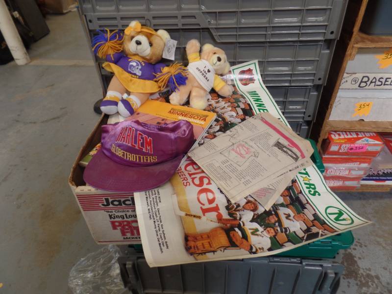 TWINS, GOPHERS, NORTHSTARS, HARLEM GLOBE TROTTERS, MORE