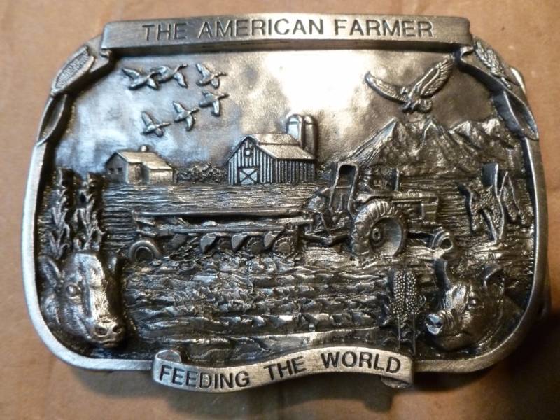 farmer belt buckle