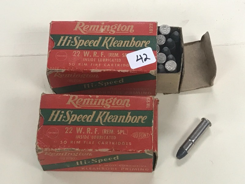 lot 42 image: (2) 50-Round Boxes Of Remington Hi-...