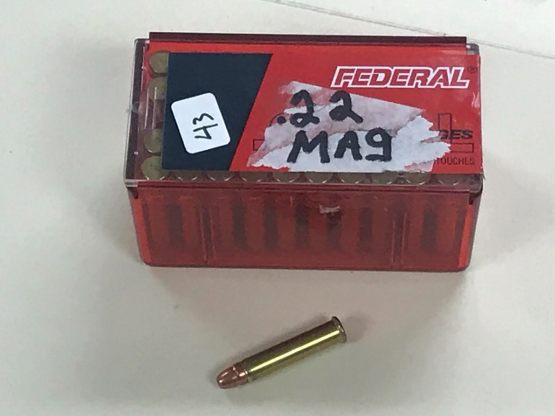 lot 43 image: (1) 50-Round Box Of Federal 30-Grai...