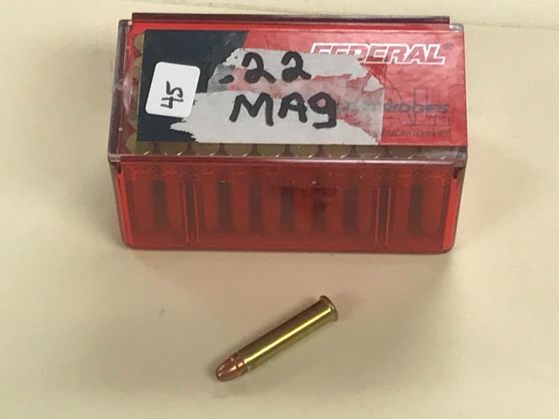 lot 45 image: (1) 50-Round Box Of Federal 30-Grai...