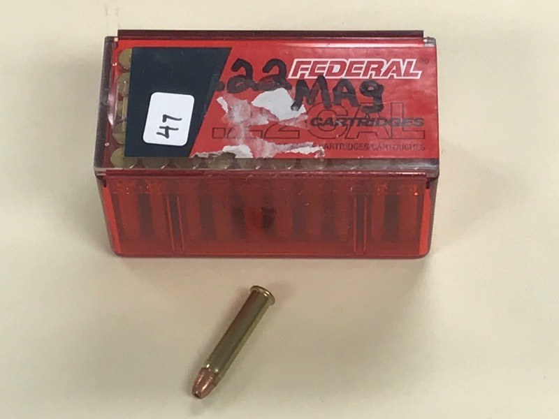 lot 47 image: (1) 50-Round Box Of Federal 30-Grai...