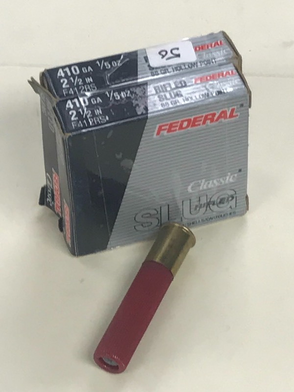 lot 50 image: (2) 5-Packs Of Federal .410 Rifled ...