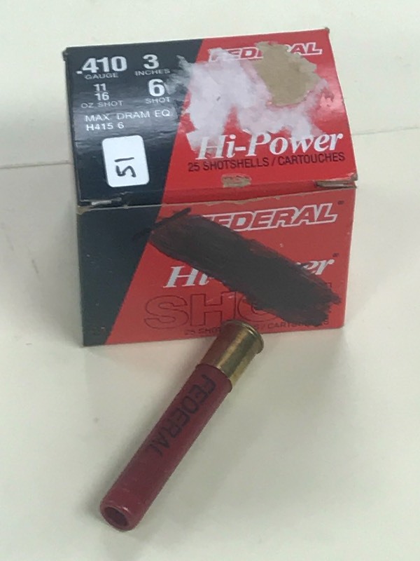 lot 51 image: (1) 25-Pack Of Federal Hi-Power .41...
