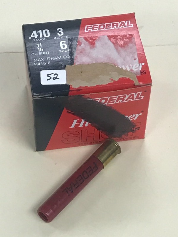 lot 52 image: (1) 25-Pack Of Federal Hi-Power .41...