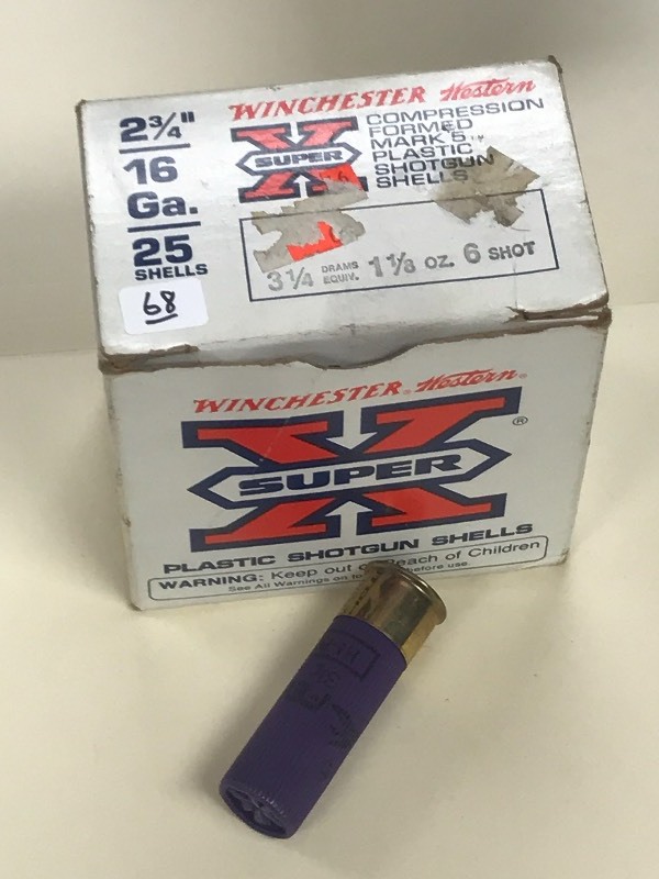 lot 68 image: (1) 25-Round Box Of Winchester Supe...