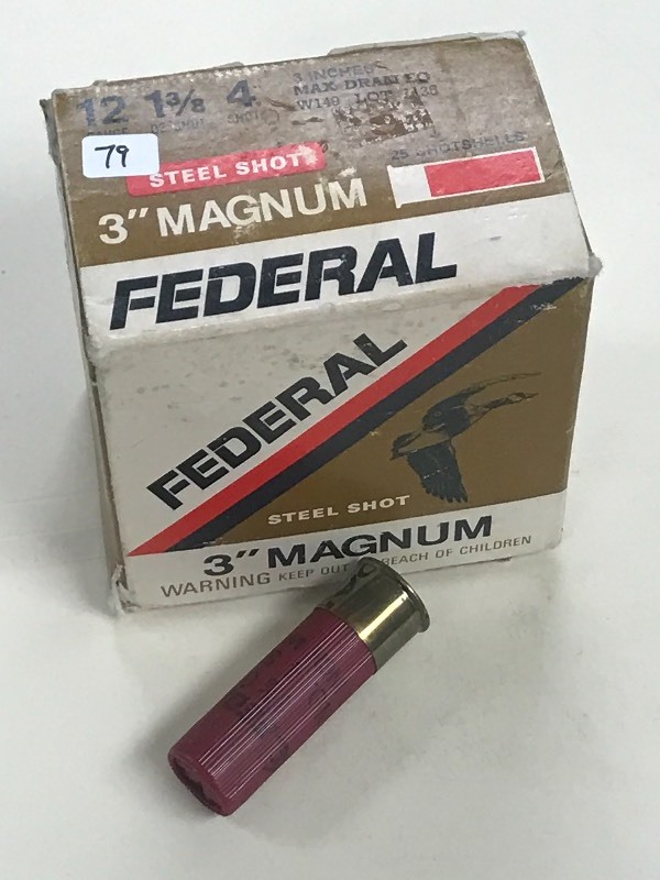 lot 79 image: (1) 25-Round Box Of Federal Super M...