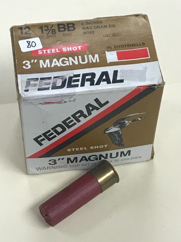lot 80 image: (1) 25-Round Box Of Federal Super M...