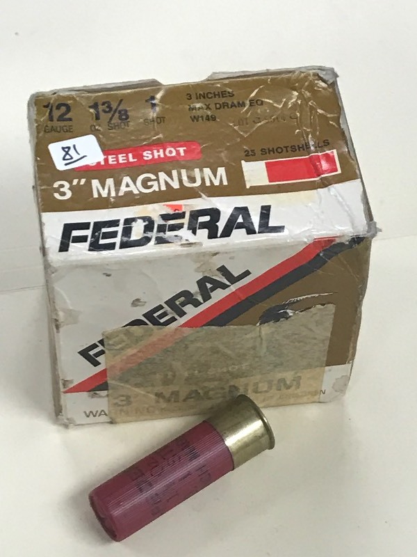 lot 81 image: (1) 25-Round Box Of Federal Super M...