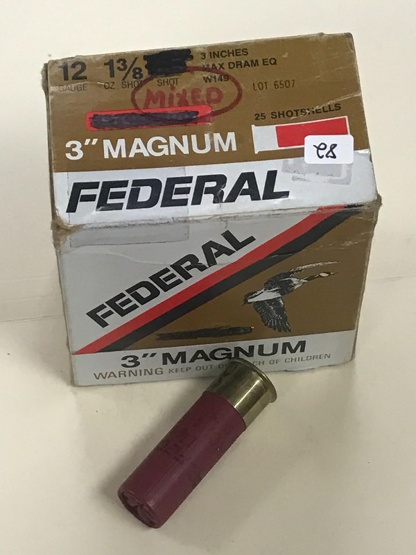 lot 82 image: (1) 25-Round Box Of Federal 3 Magn...