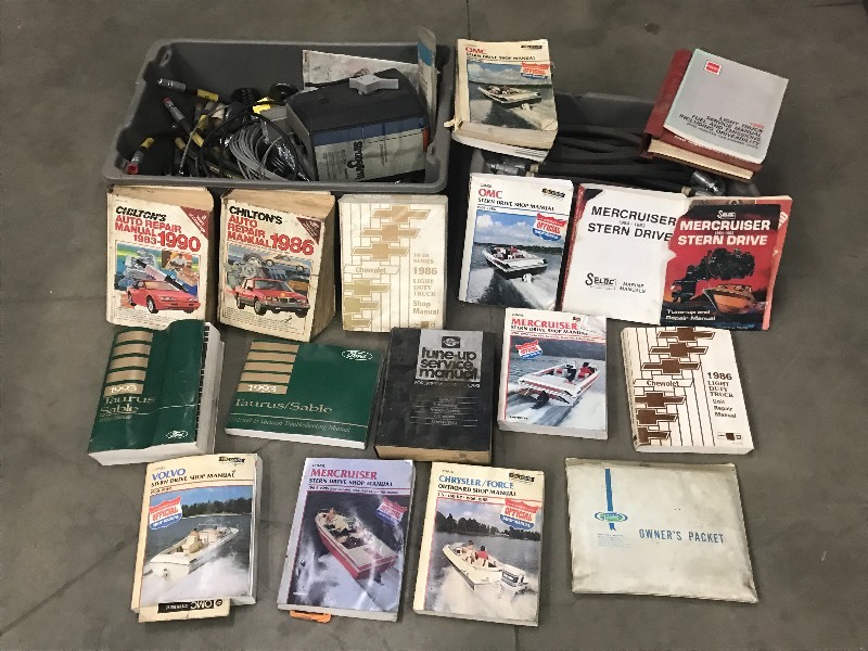 lot 6 image: (2) Totes Of Assorted Automative  ...