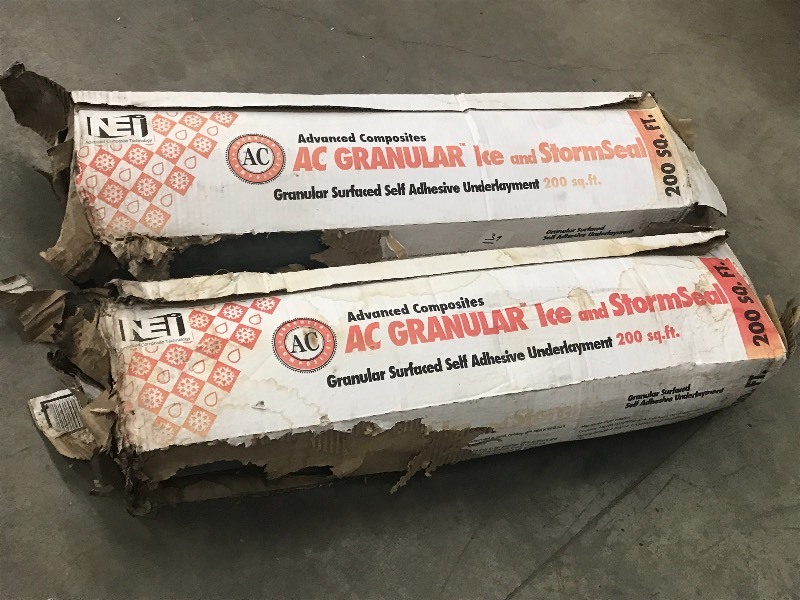 lot 39 image: (2) 200Sq Ft Rolls Of Ice & Water U...