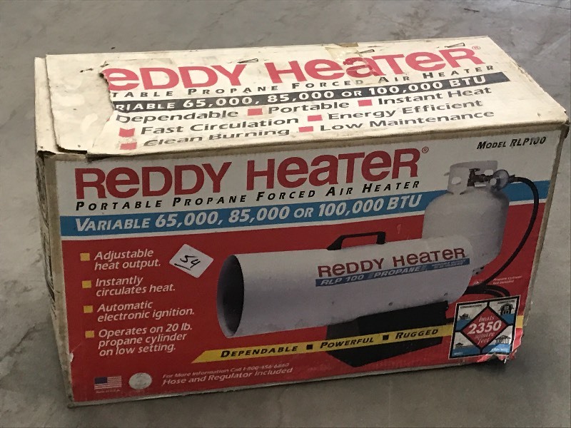 lot 54 image: New Reddy Heater 65-100,000 BTU Pro...